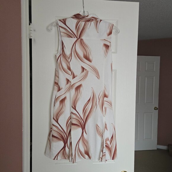 RW&Co Sleeveless Linen‑Blend Shirt Dress - Size M - Picture 3 of 8